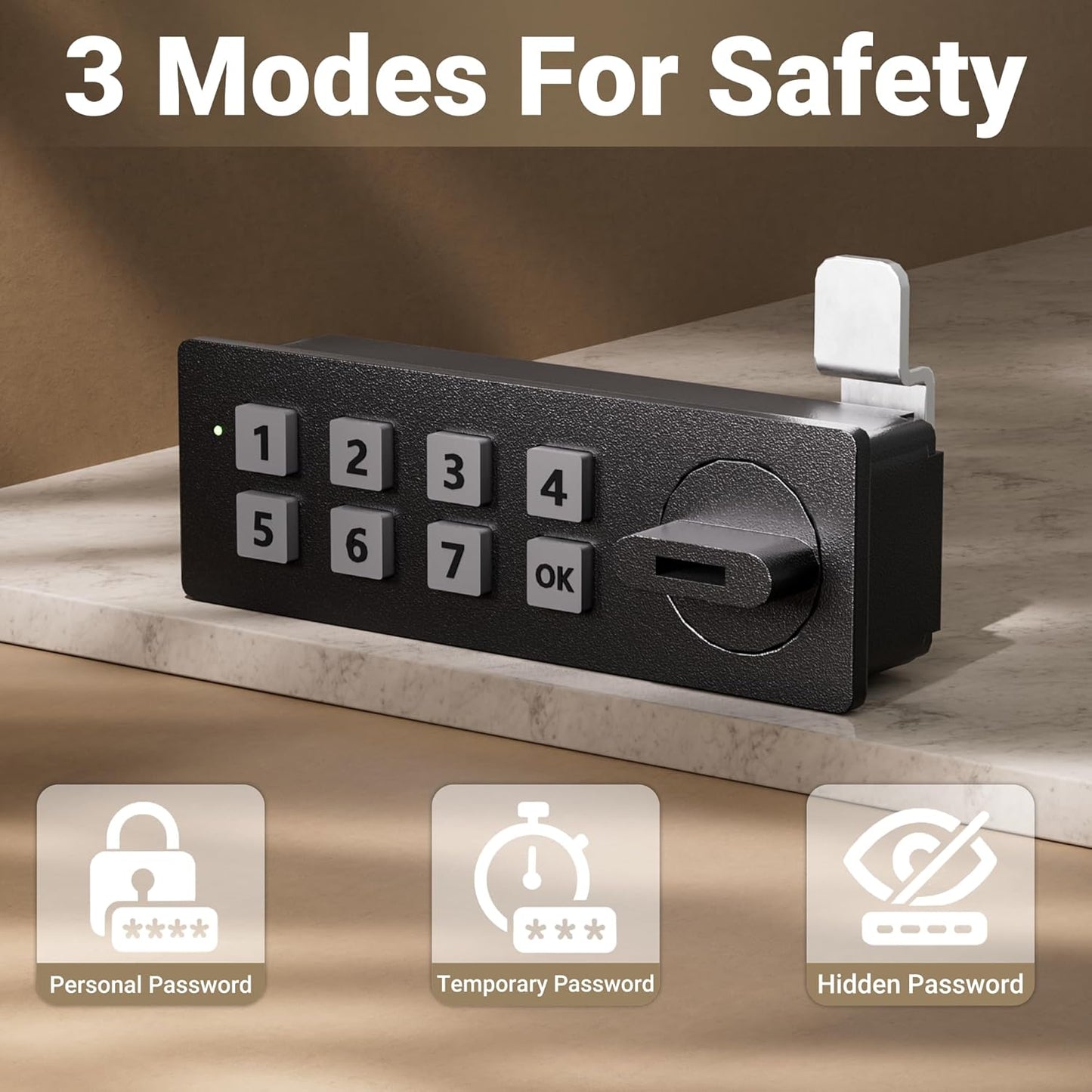 Mboko Electronic Hidden Wall Mount Safe With Air Vent Cover